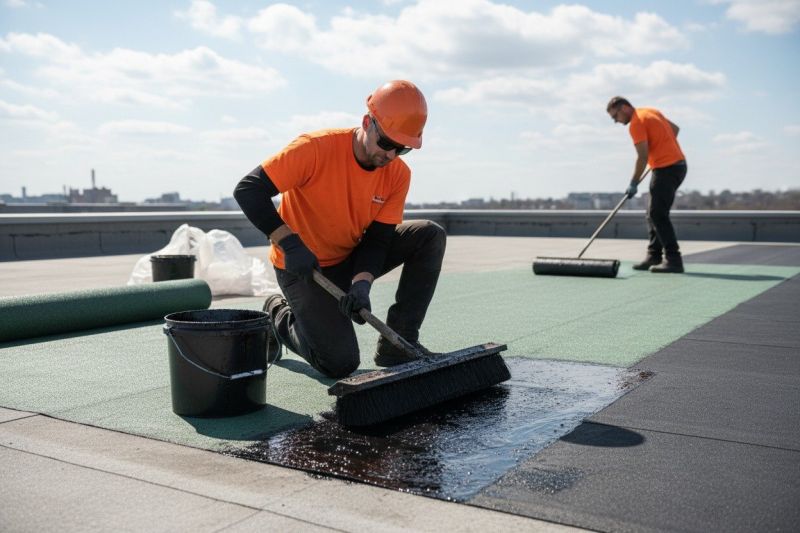 Tar And Chip Installation